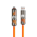 4 - in - 1 Schnelllade - Datenkabel - Klarwen