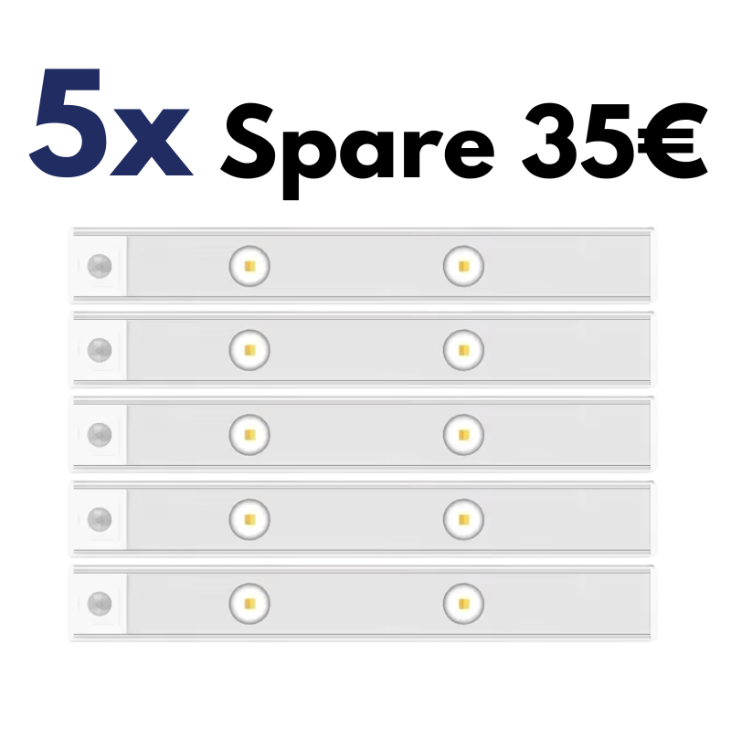 Wiederaufladbare Bewegungsmelder Lampe - Klarwen